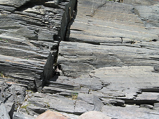 Image showing grey rock close up