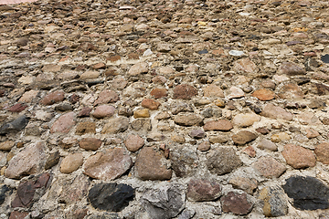 Image showing Part of the wall of the fortress