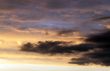 Image showing sky at sunset