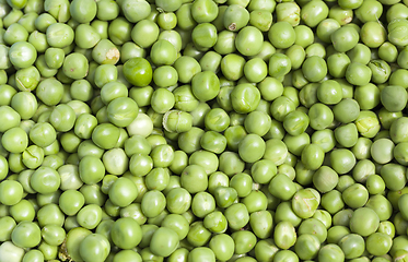 Image showing Green peas, close-up