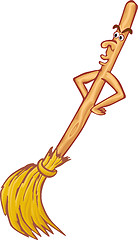 Image showing Cartoon broom