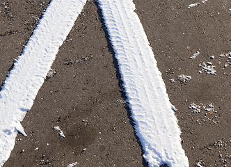 Image showing Road in winter