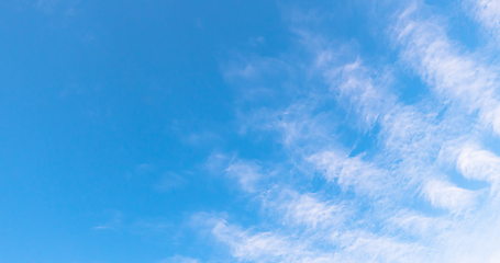 Image showing cloudy morning sky nature background