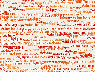 Image showing Valentine background from text