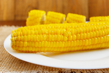 Image showing dish with boiled corns