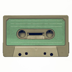 Image showing Vintage looking Tape cassette