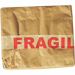 Image showing Vintage looking Fragile picture