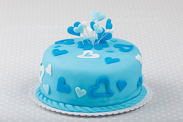 Image showing Birthday valentine cake