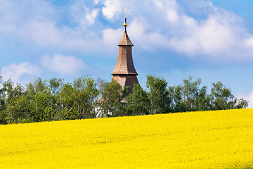 Image showing Beautiful spring rural landscape