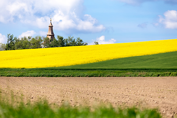 Image showing Beautiful spring rural landscape