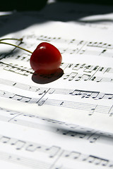 Image showing Musical cherry