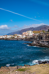 Image showing beautiful view on ocean water and town