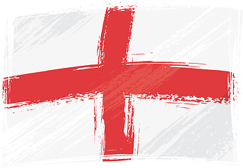 Image showing Grunge England flag