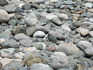 Image showing grey polished rocks