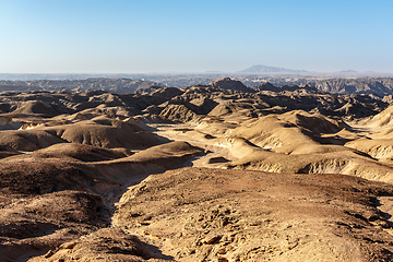 Image showing Namibia moonscape near Swakopmud