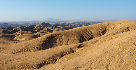 Image showing Namibia moonscape near Swakopmud