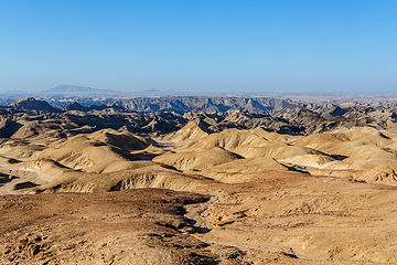 Image showing Namibia moonscape near Swakopmud