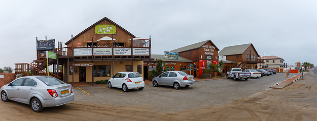 Image showing street in Walvis Bay city, Namibia