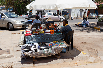 Image showing Street in Francis Town, Botswana