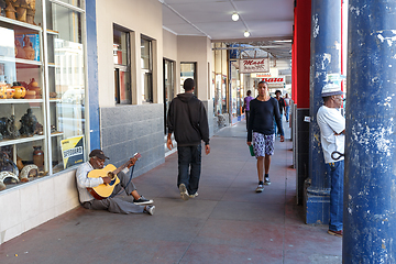 Image showing Street in Bulawayo City, Zimbabwe