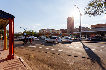 Image showing Street in Bulawayo City, Zimbabwe