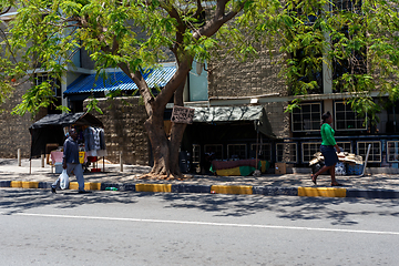 Image showing Street in Francis Town, Botswana