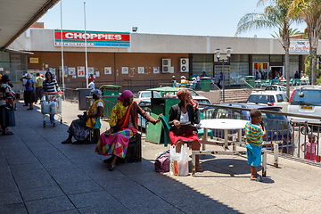 Image showing Street in Francis Town, Botswana