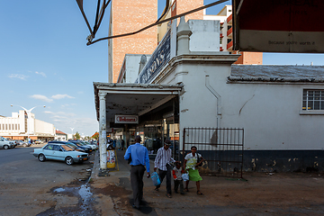 Image showing Street in Bulawayo City, Zimbabwe