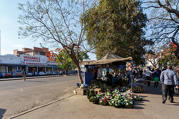 Image showing Street in Bulawayo City, Zimbabwe