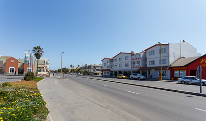 Image showing street in Swakopmund city, Namibia