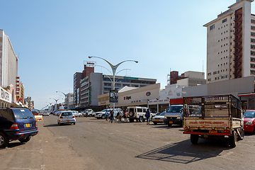 Image showing Street in Bulawayo City, Zimbabwe