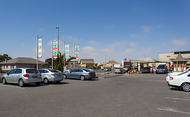 Image showing street in Swakopmund city, Namibia