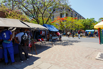 Image showing Street in Francis Town, Botswana