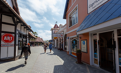 Image showing street in Swakopmund city, Namibia