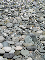 Image showing grey polished rocks