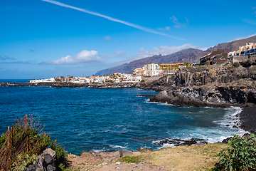 Image showing beautiful view on ocean water and town