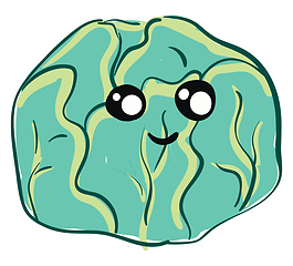 Image showing Cute little cabbage 