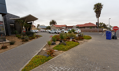 Image showing street in Walvis Bay city, Namibia