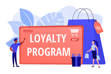 Image showing Loyalty program concept vector illustration