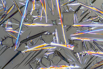 Image showing soda lye microcrystals