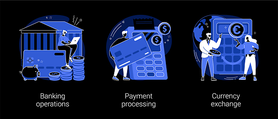 Image showing Financial services abstract concept vector illustrations.