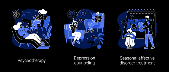 Image showing Mental health abstract concept vector illustrations.