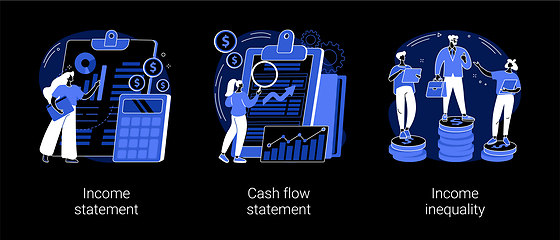 Image showing Balance sheet abstract concept vector illustrations.