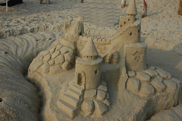 Image showing castle in the sand
