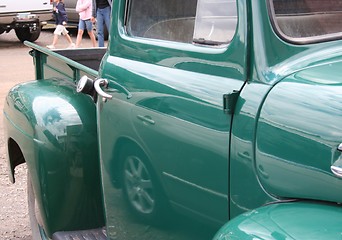 Image showing Vintage Green Truck