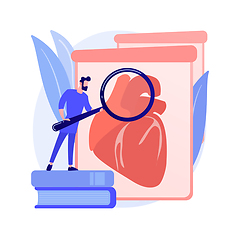 Image showing Lab-grown organs abstract concept vector illustration.