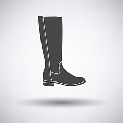 Image showing Autumn woman boot icon