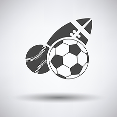 Image showing Sport balls icon