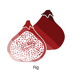 Image showing Fig fruit icon