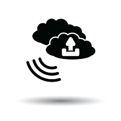 Image showing Cloud connection icon